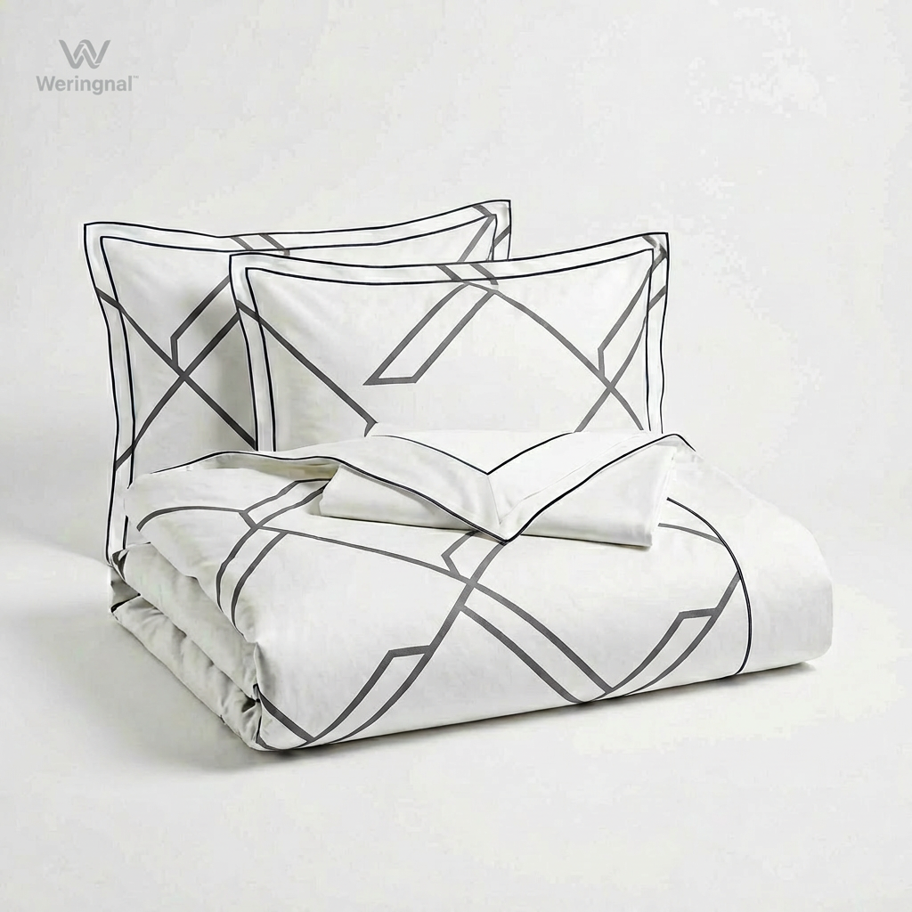 Weringnal™ GeoLuxe Contemporary Bedding Set