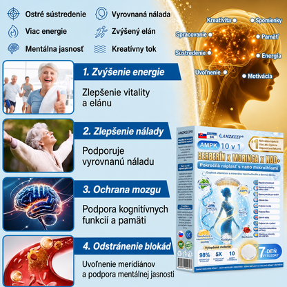AMZKEEP® AMPK * Moringa * Berberín 10 v 1 – Metabolická podpora, 𝗖𝘂𝗸𝗿𝗼𝘃𝗸𝗮, 𝗦𝗽á𝗻𝗸𝗼𝘃é 𝗮𝗽𝗻𝗼𝗲,𝗣𝗿𝗼𝗯𝗹é𝗺𝘆 𝘀 𝗸ĺ𝗯𝗺𝗶 𝗮