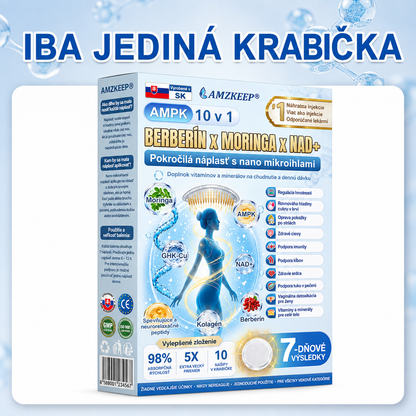 AMZKEEP® AMPK * Moringa * Berberín 10 v 1 – Metabolická podpora, 𝗖𝘂𝗸𝗿𝗼𝘃𝗸𝗮, 𝗦𝗽á𝗻𝗸𝗼𝘃é 𝗮𝗽𝗻𝗼𝗲,𝗣𝗿𝗼𝗯𝗹é𝗺𝘆 𝘀 𝗸ĺ𝗯𝗺𝗶 𝗮