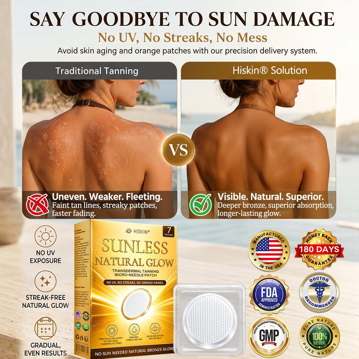 𝑶𝒇𝒇𝒊𝒄𝒊𝒂𝒍 𝑺𝒕𝒐𝒓𝒆 | ☀️☀️ 𝐇𝐢𝐬𝐤𝐢𝐧® 𝐒𝐮𝐧𝐥𝐞𝐬𝐬 𝐍𝐚𝐭𝐮𝐫𝐚𝐥 𝐆𝐥𝐨𝐰 𝐓𝐚𝐧𝐧𝐢𝐧𝐠 𝐌𝐢𝐜𝐫𝐨𝐧𝐞𝐞𝐝𝐥𝐞 𝐏𝐚𝐭𝐜𝐡 🇺🇸 (𝐉𝐮𝐬𝐭 𝐨𝐧𝐜𝐞 𝐚 𝐝𝐚𝐲) 𝐕𝐢𝐬𝐢𝐛𝐥𝐞 𝐁𝐫𝐨𝐧𝐳𝐞 𝐆𝐥𝐨𝐰 𝐢𝐧 𝟕 𝐃𝐚𝐲𝐬 ✅ 𝐍𝐨 𝐔𝐕, 𝐍𝐨 𝐎𝐫𝐚𝐧𝐠𝐞, 𝐍𝐨 𝐒𝐭𝐫𝐞𝐚𝐤𝐬, 𝐍𝐨 𝐃𝐇𝐀, 𝐍𝐨 𝐌𝐞𝐬𝐬.