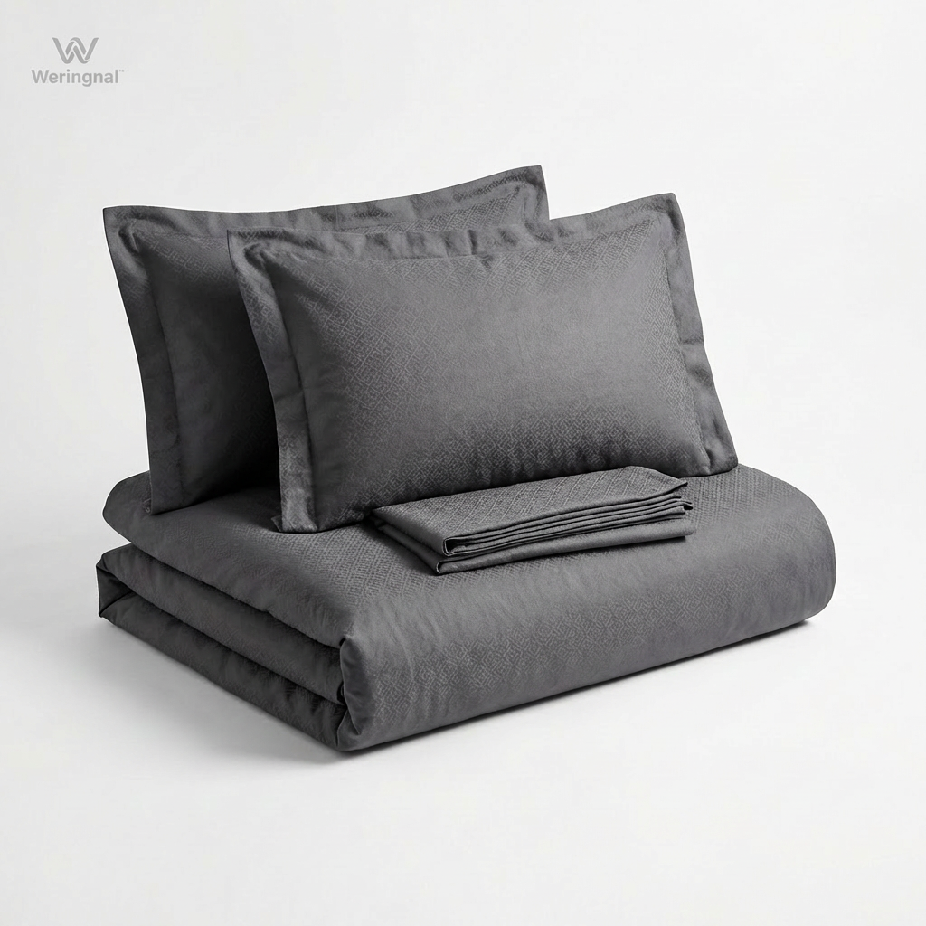 Weringnal™ ShadowWeave Luxury Jacquard Bedding Set